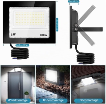 Venkovní 100 W LED zářič VRFMALIY