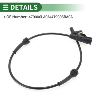 INFINAUTO Snímač otáčok kolesa ABS pre Nissan Micra V 16-24 1 kus
