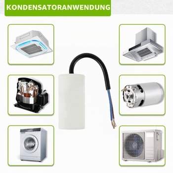 BOJACK CBB60 60uF 450V 50/60HZ Rozběhový kondenzátor, Kondenzátor pro běh motoru SH, Kondenzátor