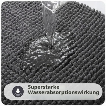 Koupelnová předložka flintronic, 40x60cm protiskluzová, pratelná, savá koupelnová předložka, měkká