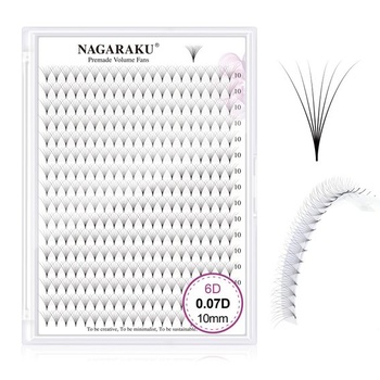 NAGARAKU 6D Predpripravené ventilátory 320 ventilátorov Špicatá základňa 0,07 D 10 mm Špicatý