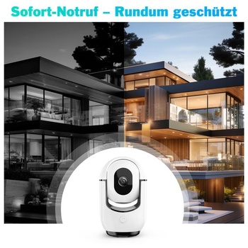 360° vnútorná bezpečnostná kamera, 2K kamera, nočné videnie, vnútorná bezpečnostná kamera s PIR