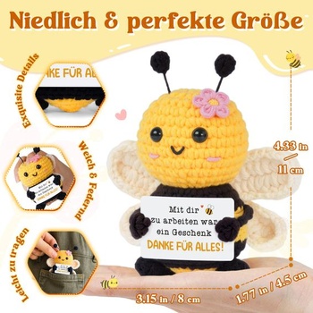 Gleevara dárek na rozloučenou pro kolegy, rozlučkový dárek pro kolegu - Pocket Hug Bee Bees -