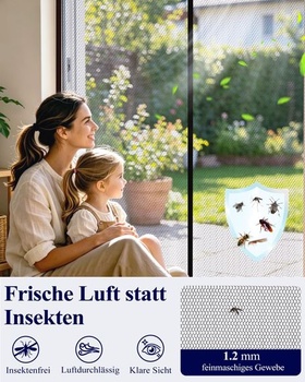 Magnetická sieť proti hmyzu Kitsure na dvere