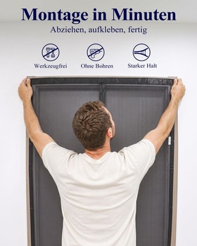 Magnetická sieť proti hmyzu Kitsure na dvere