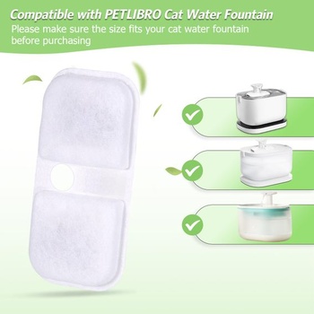16dielne filtre do mačacích fontán pre Petlibro, filtre do pítok s 8 uhlíkovými filtrami a 8 penovými