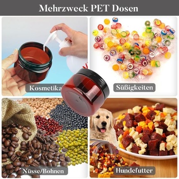 Prázdne dózy na krém TIANZD 12 ks - 150 ml