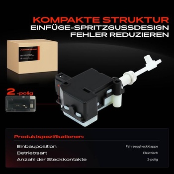 Zámok zadných dverí Frankberg 2-pinový 8E5962115B