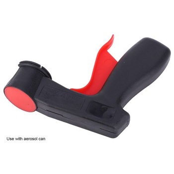 PP aerosólová farba v spreji môže byť použitá s ergonomickou pištoľovou rukoväťou a spúšťa.