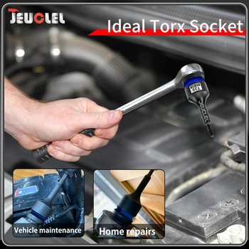 Bitový nástrčný kľúč Torx T20, upínacia veľkosť 1/2 palca, hviezdicový Torx, 6-hranný rázový bitový