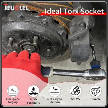 Bitový nástrčný kľúč Torx T20, upínacia veľkosť 1/2 palca, hviezdicový Torx, 6-hranný rázový bitový
