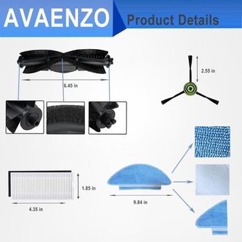 Příslušenství AVAENZO pro Lubluelu SL60D / Honiture Q6 SE / Tikom L9000 / Laresar L6 Nex, 2 válcové