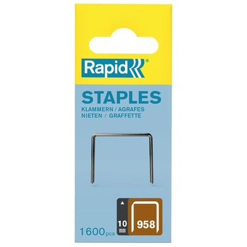 Sponky Rapid Tacker typ 958, 10 mm, 1600 ks. Jemné drôtené sponky 10 mm 1600 kusov | FSC