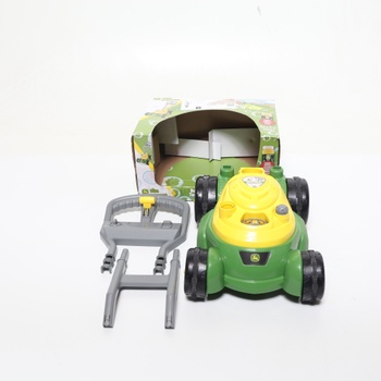 Kosačka na trávu John Deere Bubble pre deti, záhradná hračka s bublinovým strojom, realistický