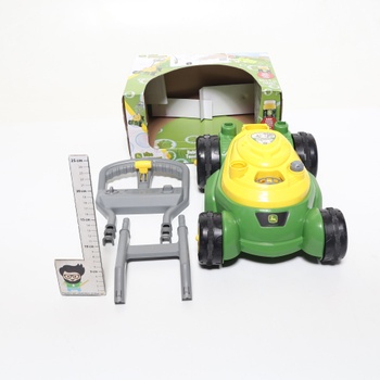 Kosačka na trávu John Deere Bubble pre deti, záhradná hračka s bublinovým strojom, realistický