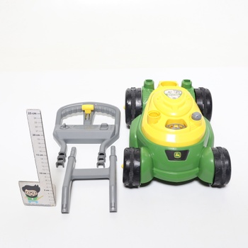 Kosačka na trávu John Deere Bubble pre deti, záhradná hračka s bublinovým strojom, realistický