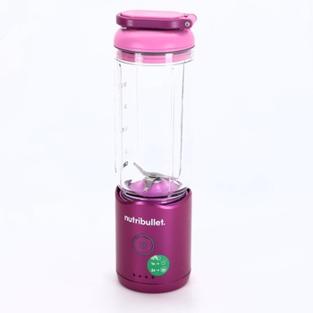 Nutribullet Flex 590ml - Přenosný smoothie mixér s víkem na pití, drtí led a mražené ovoce, USB-C,