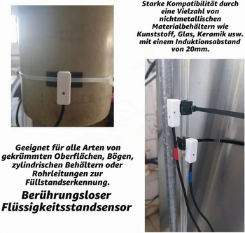 Bezkontaktný senzor hladiny vody, bezkontaktný senzor hladiny kvapaliny, spínač hladiny vody, 5-24V