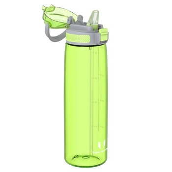 Fľaša na pitie Sparrow so slamkou - tritánová fľaša na vodu 500ml, 750ml, 1l 1000ml limetková