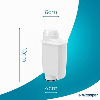 Vodný filter Wessper AQUAINTENSE+ do espresso kávovarov, náhrada za Saeco CA6702/00, Brita Intenza+,
