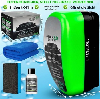 Čistič čelného skla auta Clear Vision, Čistič skla 3.0, Čistič čelného skla 150ml, Čistič okien auta