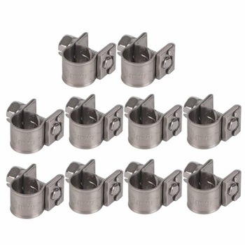Hadicová spona, Fydun 10 kusov nerezových mini svoriek na palivové potrubie 6mm-20mm hadicové spony