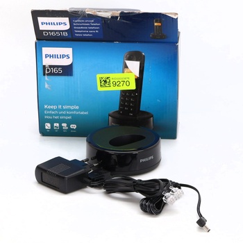 Bezdrôtový telefón Philips D1602D/53