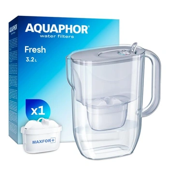 AQUAPHOR Filtračná kanvica na vodu Fresh 3,2 l, sivá 1…