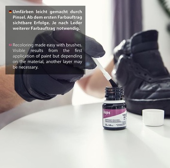 Kapsy Super Color Leather Dye pre prírodnú kožu, syntetiku a textil, farba na koži, 25 ml, prírodná
