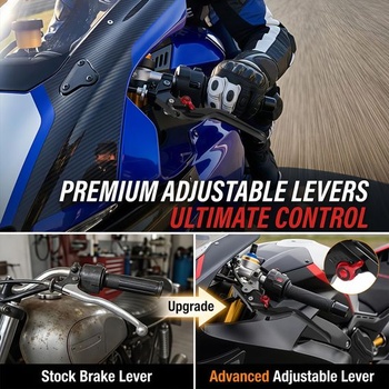 Páka spojky brzdy MFGZD CNC pre motocykle, krátka, nastaviteľná, pre MT-07 FZ07 14-24 / MT-09 14-24