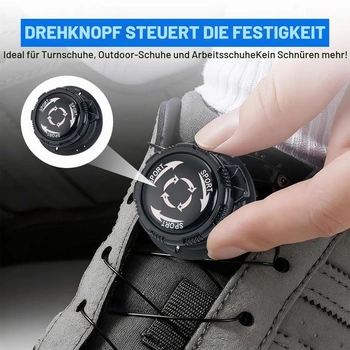 Automatické šnúrky, 8 kusov, šnúrky s otočným zámkom, nie je nutné zaväzovanie, automatické