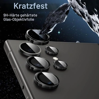 Ochranný kryt displeja JETech pre fotoaparát Samsung Galaxy S24 Ultra, čierny