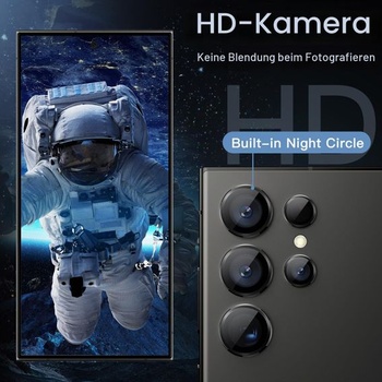 Ochranný kryt displeja JETech pre fotoaparát Samsung Galaxy S24 Ultra, čierny