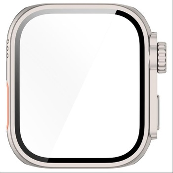 Pouzdro GIOPUEY kompatibilní s Huawei Watch Fit 3, ochranné sklo na displej + rám z tvrdého plastu,