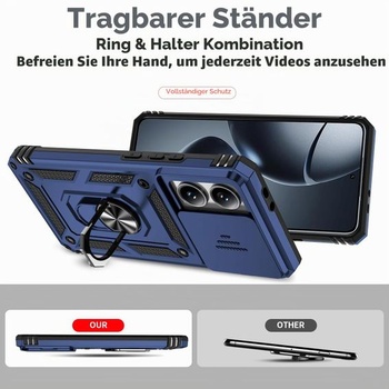 Magnetické puzdro pre Xiaomi 14T 5G s krúžkom, ochranné puzdro s krytkou objektívu, puzdro na