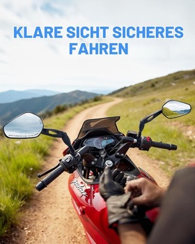 SUPAREE Spätné zrkadlo na motocykel, schválené pre elektroniku, skladacie zrkadlo na motocykel,