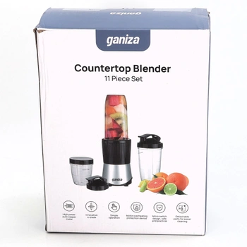 Ganiza Smoothie Maker, mini mixér 900 W, mixér s 25 000 ot./min, 3 tritanové kelímky na cesty (300