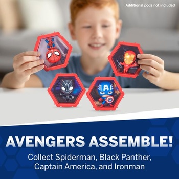 WOW! PODS 4D Marvel Ironman, Unikátní, propojená sběratelská figurka s kývavou hlavou, která se