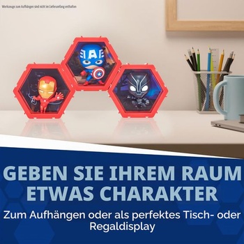 WOW! PODS 4D Marvel Ironman, Unikátní, propojená sběratelská figurka s kývavou hlavou, která se