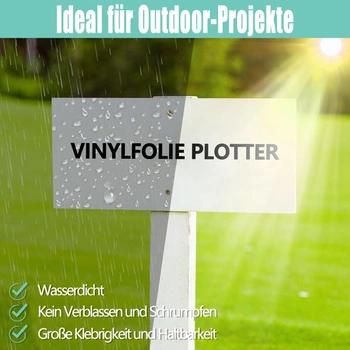 Samolepiaca vinylová plotrová fólia - 30,5 cm x 305 cm Vodeodolná samolepiaca plotrová fólia,