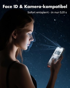 Ochranné tvrdené sklo UNBREAKcable pre iPhone 16 Plus (3 ks), vylepšené duálne tvrdené sklo +