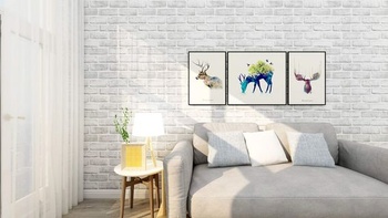 MyforHD Samolepiace tapeta Tehlové samolepky na stenu 44 cm x 600 cm Vintage tehlová kamenná tapeta