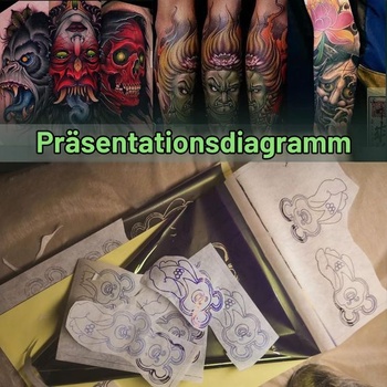100 ks šablónový papier tetovací transferový papier tetovací tlačový papier 100 papierov A4