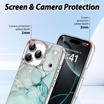 Elegantný kryt na telefón kompatibilný s iPhone 17 Pro Max 6,9 palca 5G 2025, ultratenký silikónový