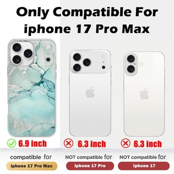 Elegantný kryt na telefón kompatibilný s iPhone 17 Pro Max 6,9 palca 5G 2025, ultratenký silikónový
