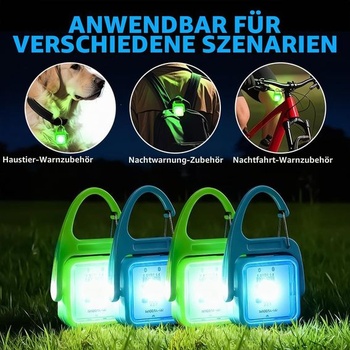 OneNine LED blikajúca školská taška, balenie 2 LED reflektorov, detská závesná bezpečnostná