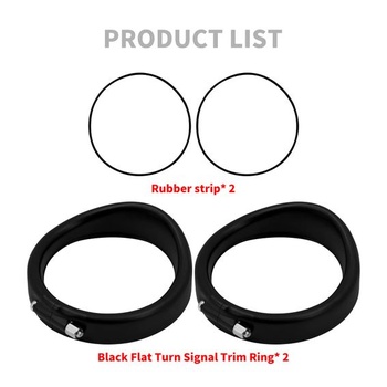 Kryt smerových svetiel v štýle motocykla vhodný pre Harley Touring Electra Glide Road King FLHR