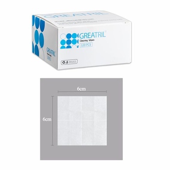 120 čistiacich obrúskov 75% - Greatril Alco Clean Wipes, cestovná veľkosť, jednotlivo balené, pre