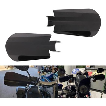 Chrániče rúk na motocykel, lesklé, strih coffin cut, ochrana rúk pre Sportster Dyna Touring