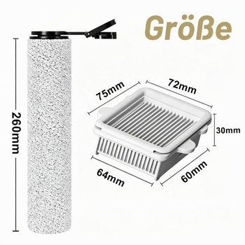 Kefové valce pre Roborock F25/F25 GT/F25 LT/F25 Ultra/F25 BX/F25 XT/F25 ACE/F25 RT/F25 ALT/F25